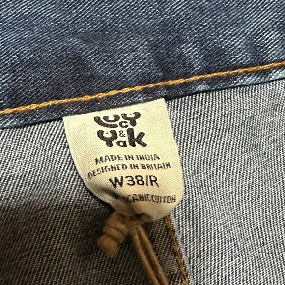 Lucy And Yak Addison Jeans Midwash Blue Organic W38/R High Waisted - Picture 8 of 10